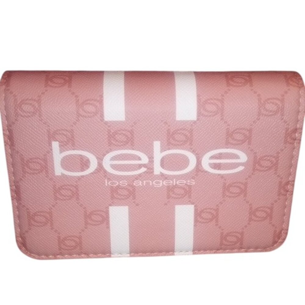 Bebe Pink and White Crossbody bag | NWT